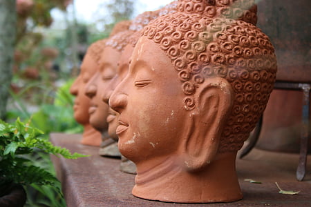 Buddha, principale, silenzio, Buddhas, hanno, scultura