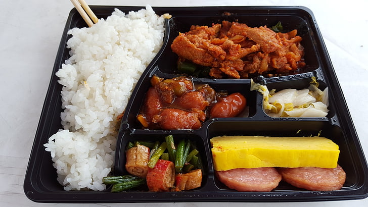 sbalené korea, oběd, Oběd box, Baek Čong won, oběd si Paik, jídlo, jídlo