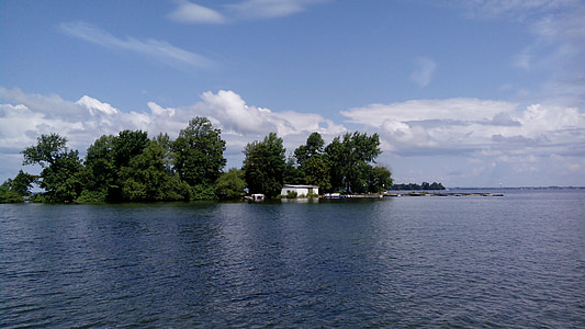 Lake st-françois, navigeerimine, Restoran Island