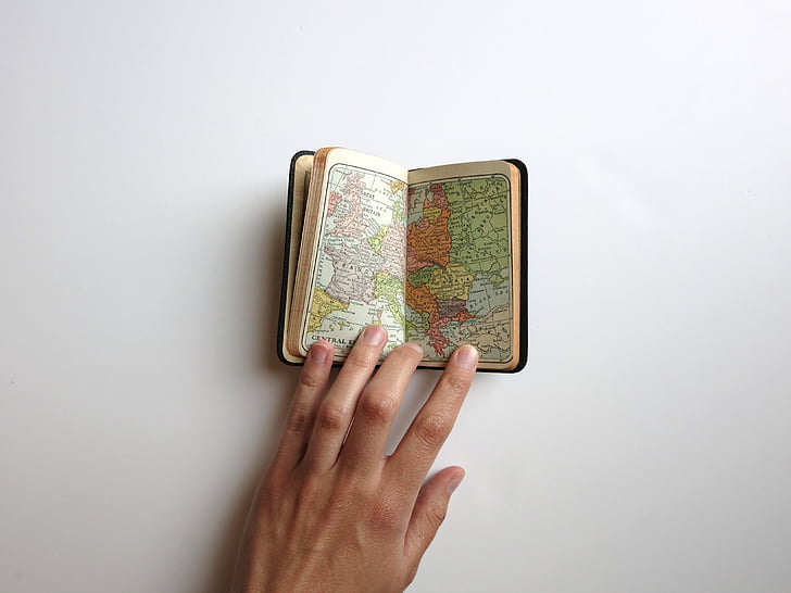 vārds, karte, roka, ceļojumi