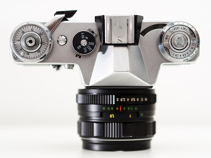 film, equipment, classic, isolated, lens, retro, optical