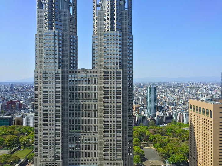 tokyo, skyline, architecture, cityscape, urban, skyscraper, building
