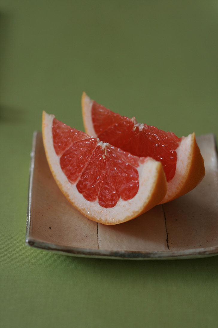 grapefruity, ovoce, jídlo, dezert, citrusové plody, vitamíny