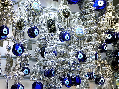 amulet, onde øjne, Tyrkiet, blå, charme, Souvenir, ornamenter