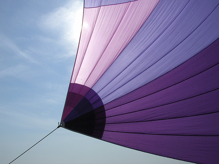 sailing, sailboat, violet, blue, multi Colored