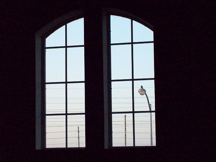 Windows, visioon, kauge vaade, taevas, valgus, läbipaistev, keskkond