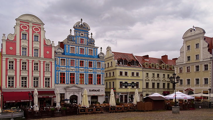 Polandia, Stettin, di balai kota tua