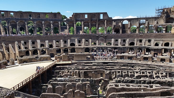 rome, coliseum, ital, italy, amphitheater