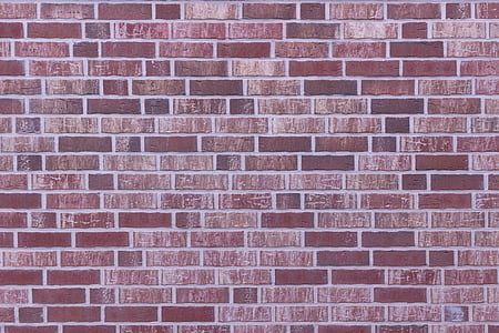 τούβλο, τοίχου, κενά, τοίχο από τούβλα, κόκκινο, τούβλα, πέτρα