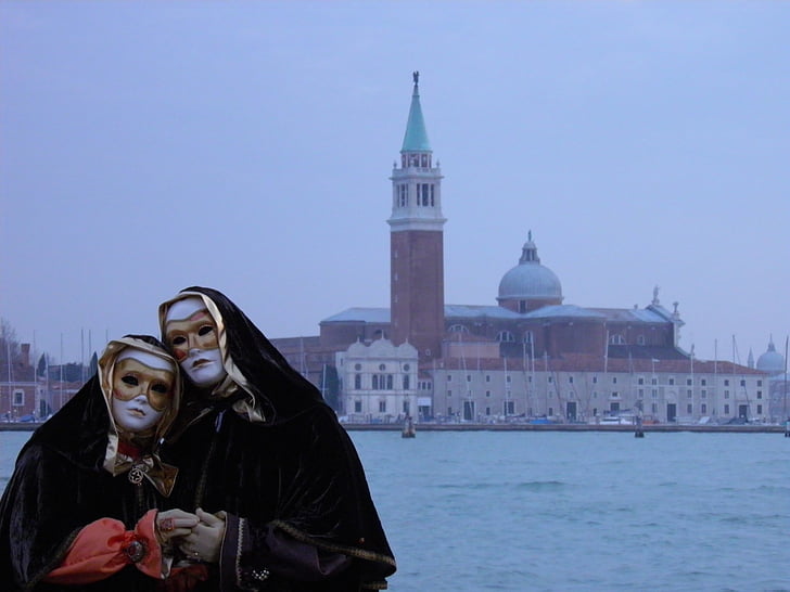 Benátky, Taliansko, Karneval, maska, prestrojení, Karneval v Benátkach, maska z Benátok