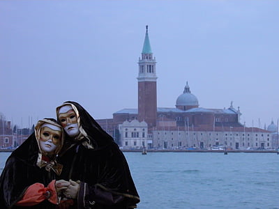 ヴェネツィア, イタリア, カーニバル, マスク, 変装, ヴェネツィアのカーニバル, ヴェネツィアのマスク