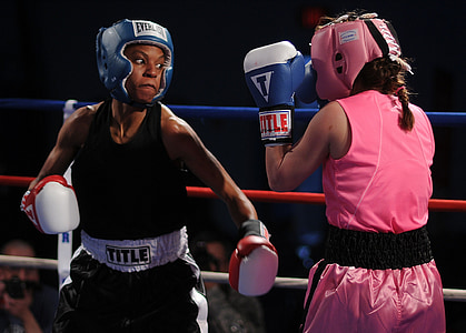 boxers, females, boxing, sport, fitness, glancing blow, ring