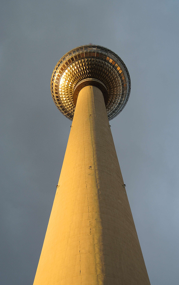 tv tower, berlin, perspective, capital