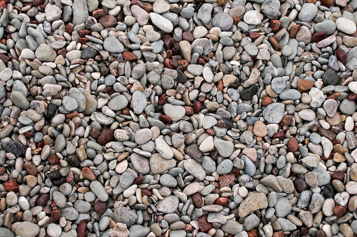Pebble, kivi, kivid, loodus, rannikul, taustad, muster