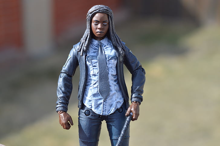 walking dead, michonne, action figure, tv, television, character, female