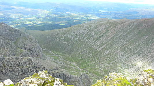 Ben Nevis-Berg, Schottland, über Ansicht