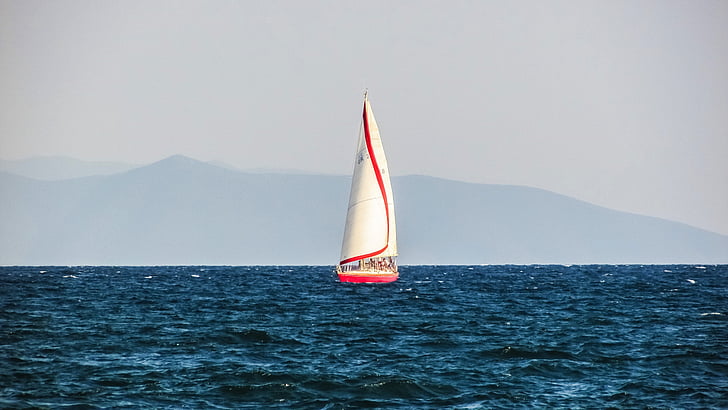 velero, vela, mar, verano, Yachting, vacaciones, Turismo