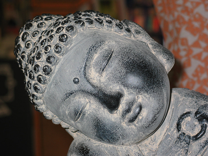 Buda, budisme, meditació, figura de pedra, religió, espiritual, Zen