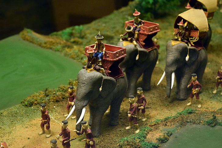 kung ceremoni, elefant, monark, Chiang mai thailand, Thailand