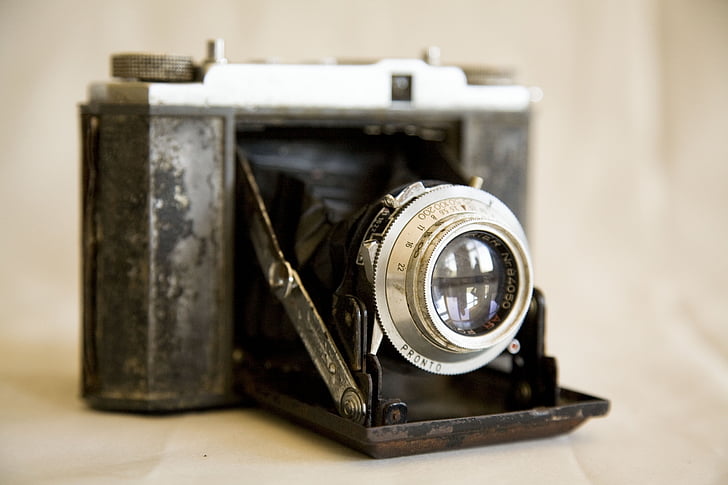 kameraet, gamle, antikk, fotografi, Foto