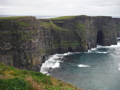 Irland, klipper, kystlinje, rejse, vartegn, natur, Ocean