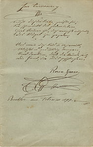 Vecchio scritto, tipo di carattere, scrittura a mano, 1899, Tedesco, Vecchio documento, pagina
