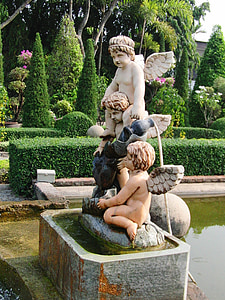 Angeli, Park skulptur, kiparstvo, dekor, carinjenje, Park, vrt