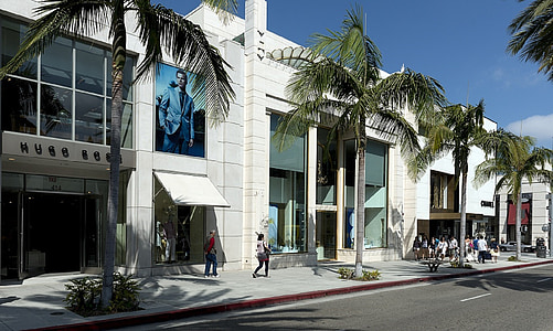 rodeo drive, shopping, beverly hills, luxury, stores, street, expensive