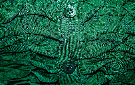 textil, blus, grön, knappar, kläder, mode, kläder