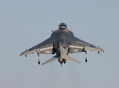 Harrier, pesawat, belakang, Jet, militer, pesawat tempur, pesawat