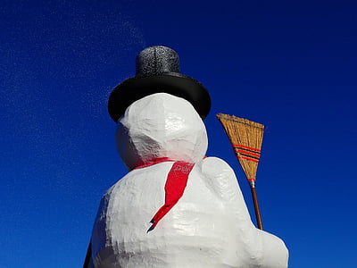 Carnaval, mover-se, homem de neve, desafio motivacional, motivo, papel machê