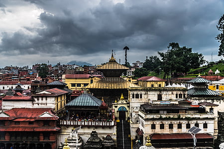 Pashupatinath, templet, antika, Nepal, arkitektur, Shiva, Hinduism