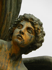 Statua, sguardo, espressione