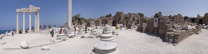 thời cổ đại, ngôi đền, hủy hoại, Corinth, cột, Đặt hàng cổ điển, Hy Lạp