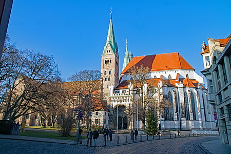 Augsburg, Bayern, Tyskland, Schwaben, Dom, hjemsøkelses kirke i, religion