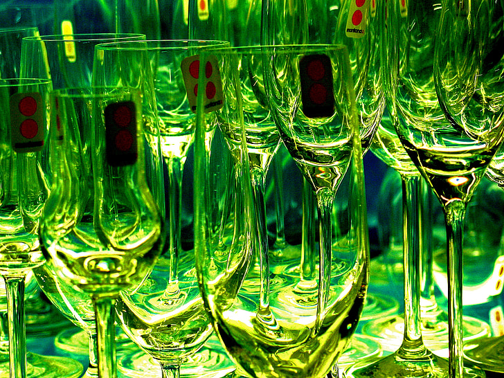 briller, Champagne glas, champagne, drink, Champagne glas, støder sammen, Prost