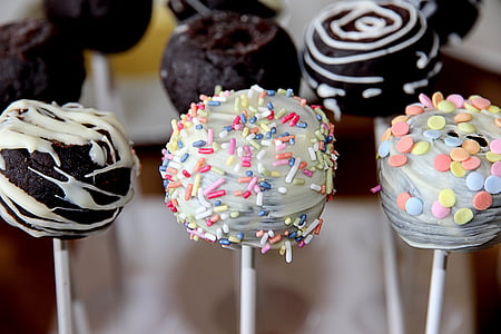 lollie, piškotek, popcake, sladkost, Lollipop, ljubko, košček