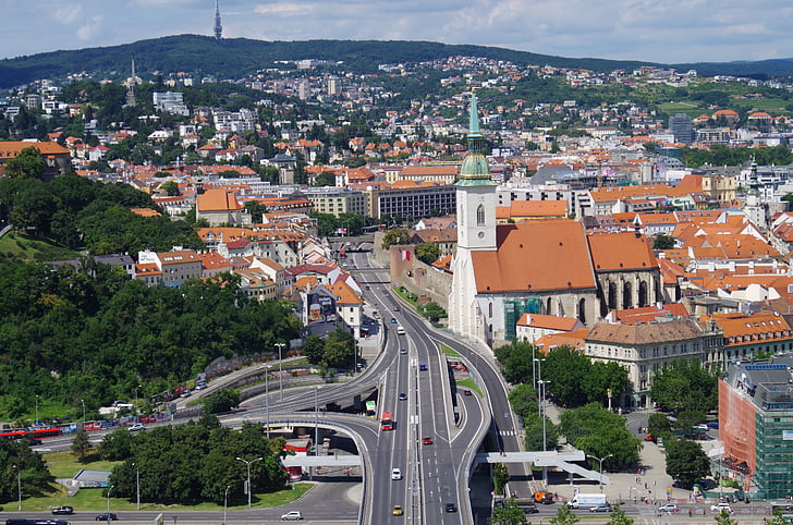 Bratislava, Slovakia, byen, visninger
