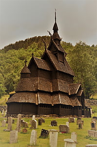 Kościół klepkowy, Norwegia, Kościół, Borgund, drewniany kościół, atrakcje turystyczne, atrakcją