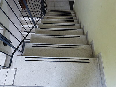 lépcsők, fokozatosan, megjelenése, lépcső, kő, építészet
