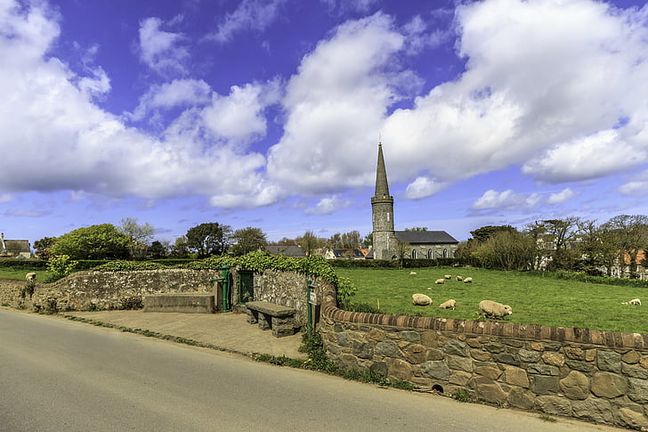 Torteval Igreja, Guernsey, Ilhas do canal