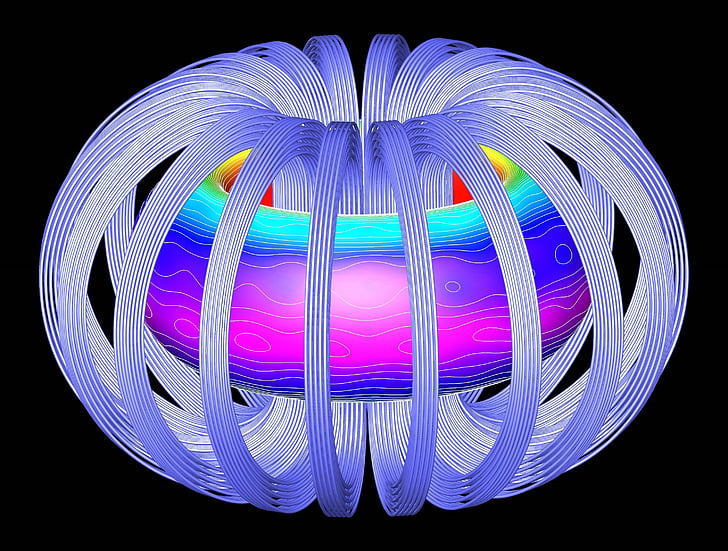 Diagramm, Grafik, Zeichnung, Energie, ITER, magnetischen Einschluss fusion, Ringkern
