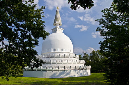 stupa, zalasanto, Hungria, Budismo, religião, Buda, arquitetura