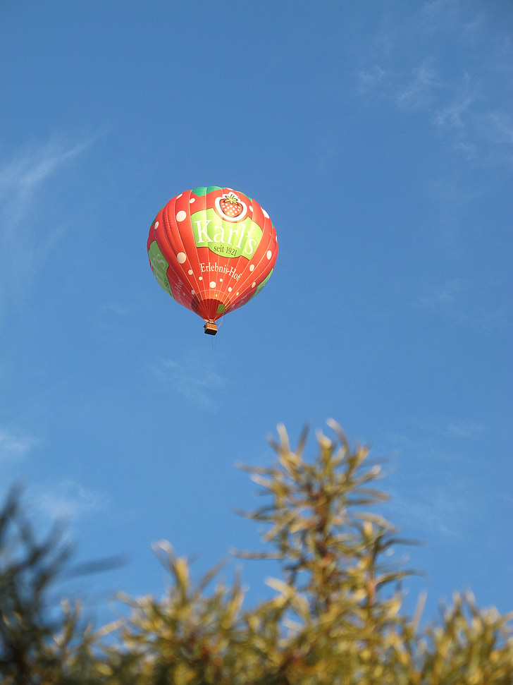 balon na gorące powietrze, balon, lotu, niebo, latać, float, łatwość