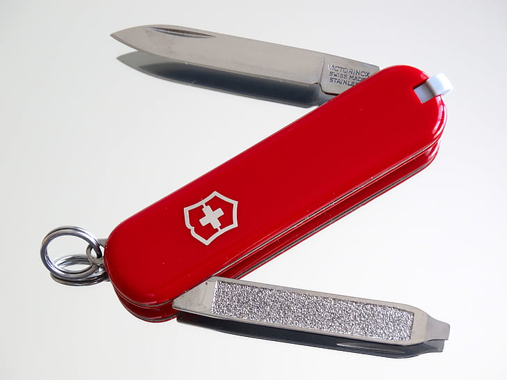 SAC diameter, kniv, Swiss cross, rød, cut, udstyr, enkelt objekt