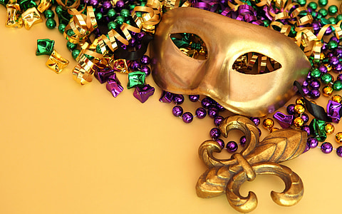 masks, glitter, gold, carneval, decoration, mask - Disguise, venice - Italy
