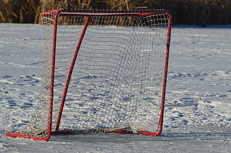 khúc côn cầu trên net, ngoài trời, Puck, thể thao, đông lạnh, Ao, mục tiêu
