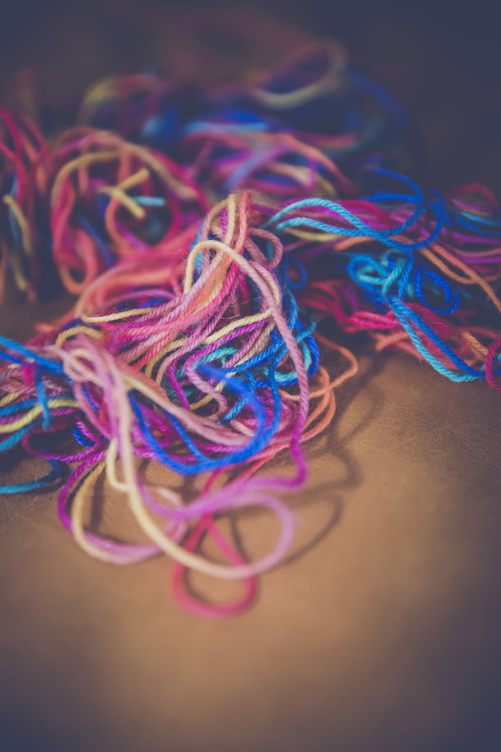 colorful, colourful, string, wool, yarn