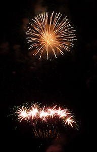 fireworks, light, night, beautiful, schaffhausen, white, purple