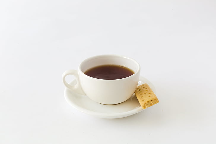 cup, saucer, tea, drink, cookie, health, lifestyle